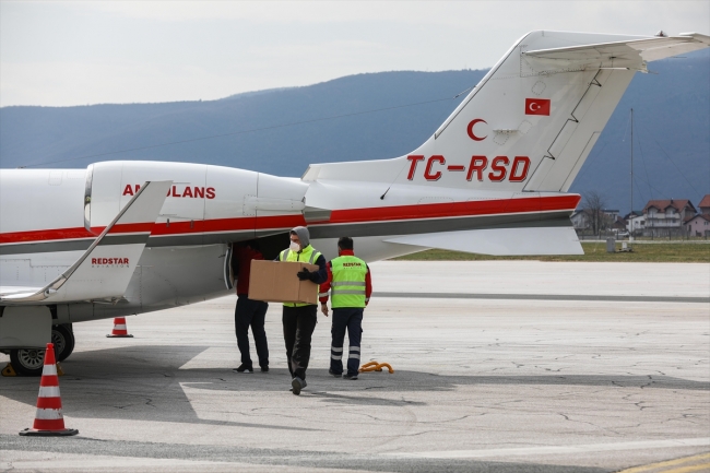 Türkiye'nin hibe ettiği koronavirüs aşıları Bosna Hersek'e ulaştı